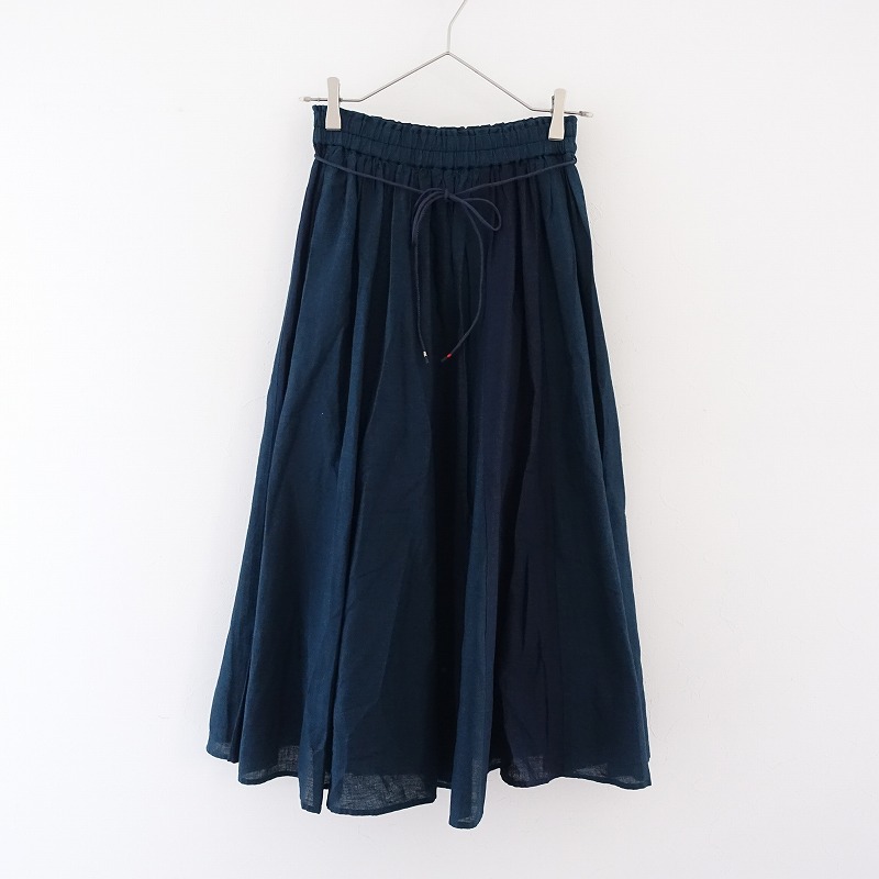 パラスパレス PALLAS PALACEPP38.5インディゴガーゼギャザー
