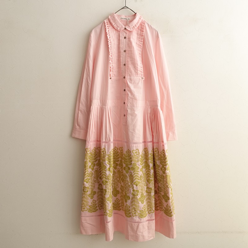 2025/AW ミナペルホネン mina perhonen garden フリル刺繍ピンタック